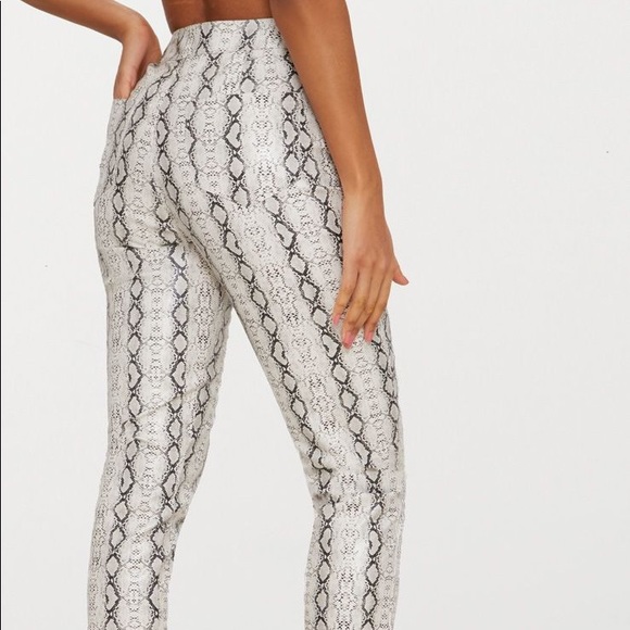 Snake Print Trouser {PrettyLittleThing Edition}. - Picture 2 of 4